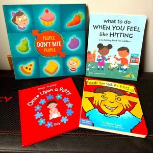 Toddler MUST HAVE book collection! Hitting. Biting. Potty.